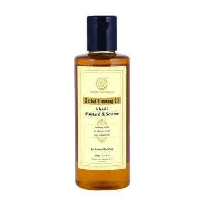 Khadi Natural Mustard & Sesame Slimming Oil - 210 ML