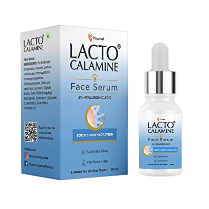 Lacto Calamine 2% Hyaluronic acid face serum - 30 ML