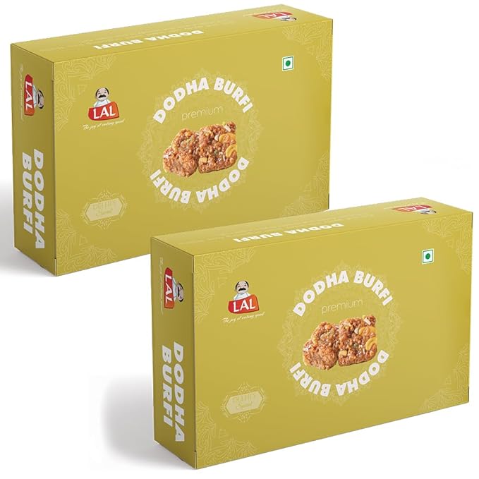 LAL Sweets Lal Dodha Burfi - 400 GM