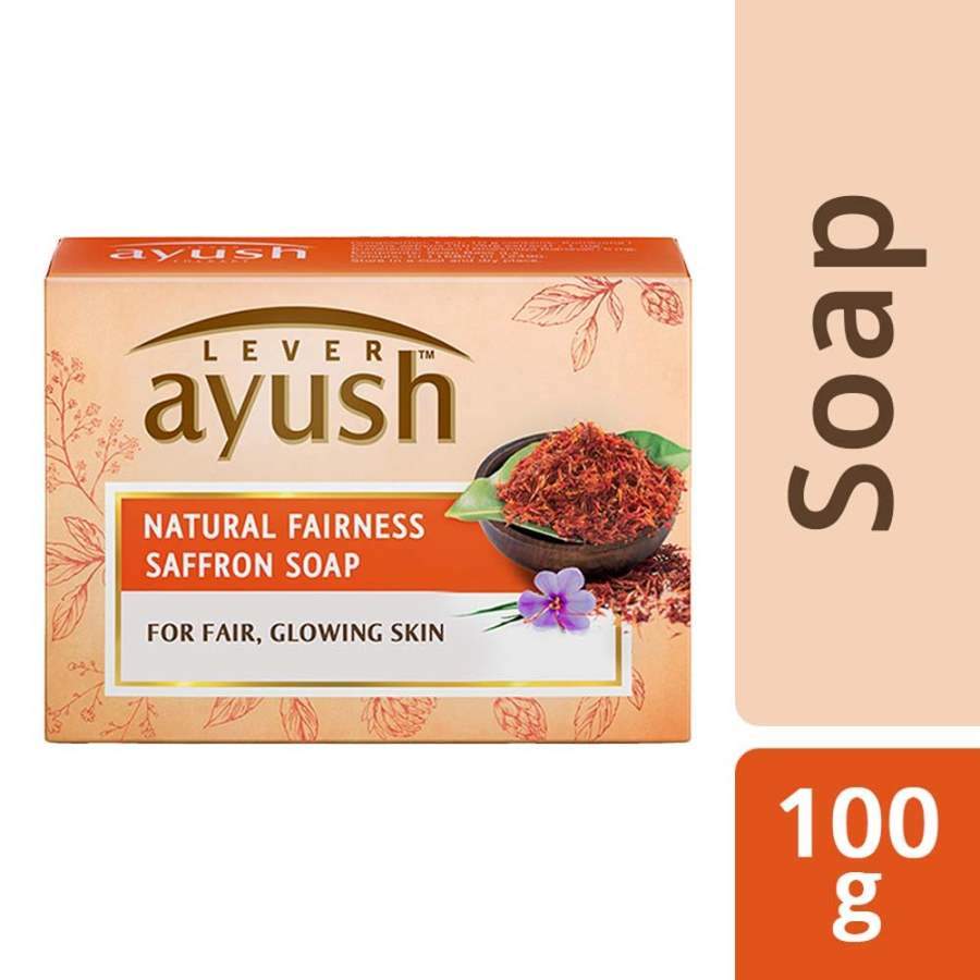 Lever Ayush Fairness Saffron Soap - 100 GM