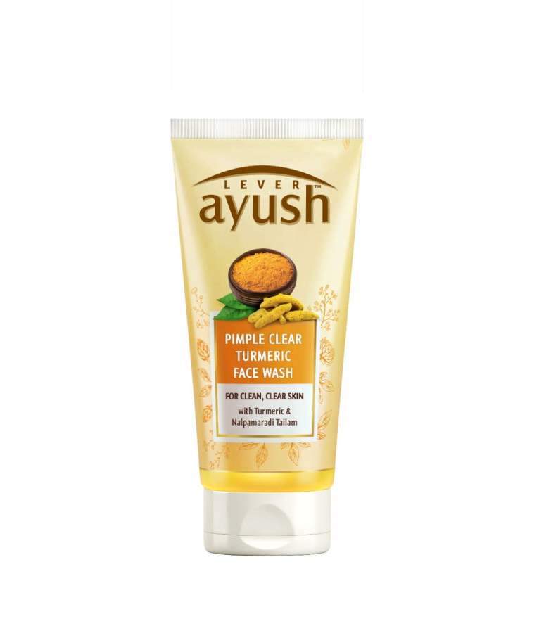 Lever Ayush Anti Pimple Turmeric Face Wash - 150 GM