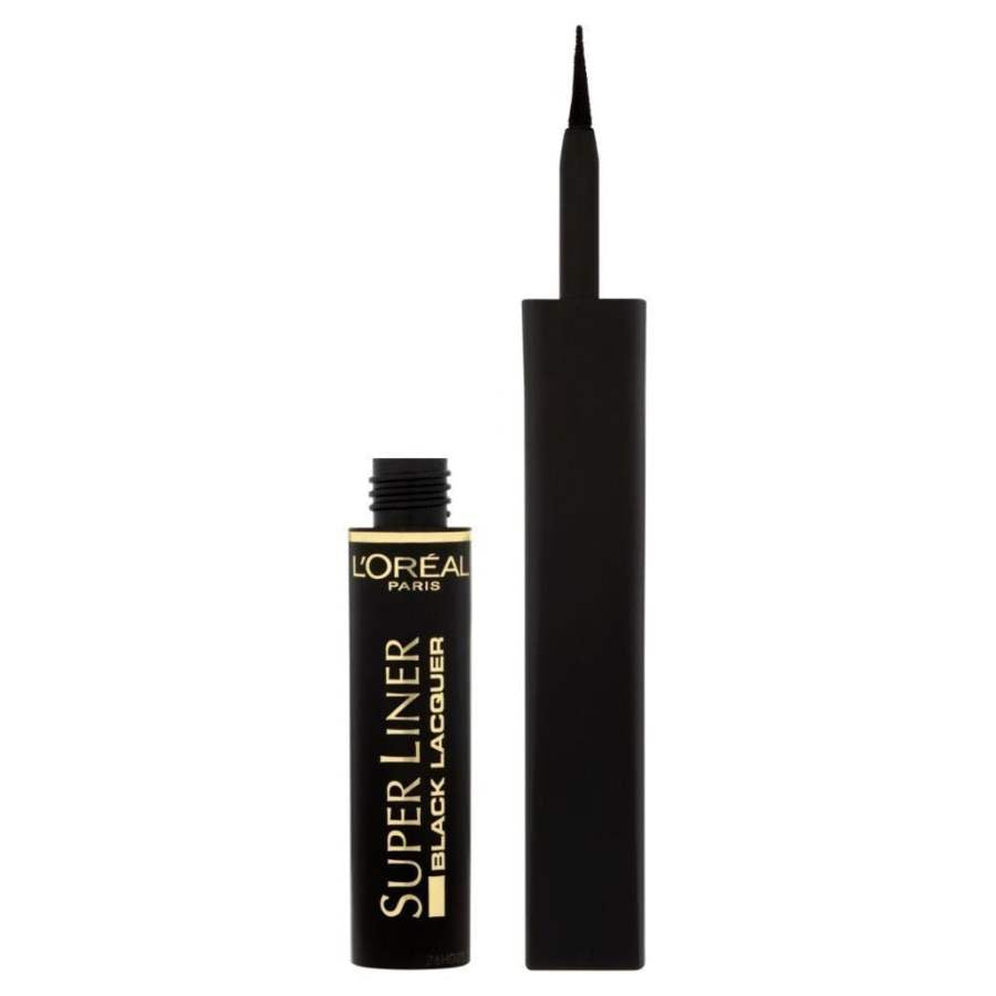 Loreal Paris Super Waterproof Liner Black Lacquer - 1 ML