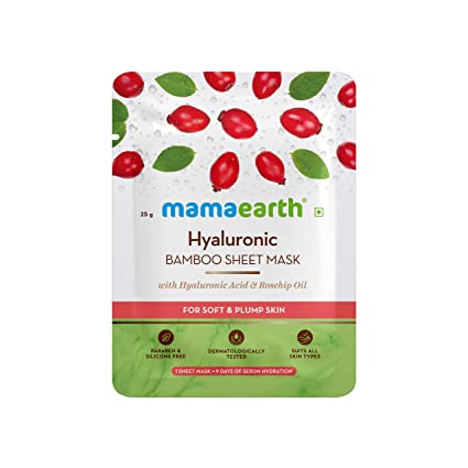 MamaEarth Hyaluronic Bamboo Sheet Mask - 25 GM