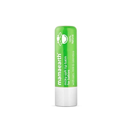 MamaEarth Milky Soft Natural Lip Balm For Babies - 4 GM