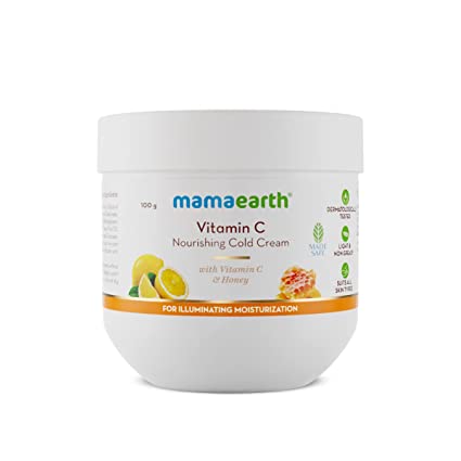 MamaEarth Vitamin C Nourishing Cold Cream with Vitamin C & Honey - 100 GM