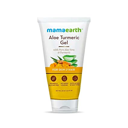 MamaEarth Aloe Turmeric Gel For Skin & Hair - 150 ML