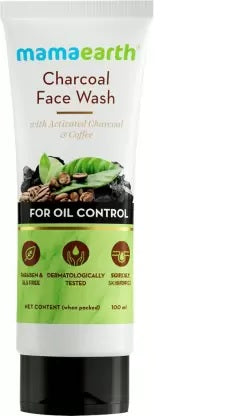 MamaEarth Charcoal Face Wash For Oil Control - 100 ML