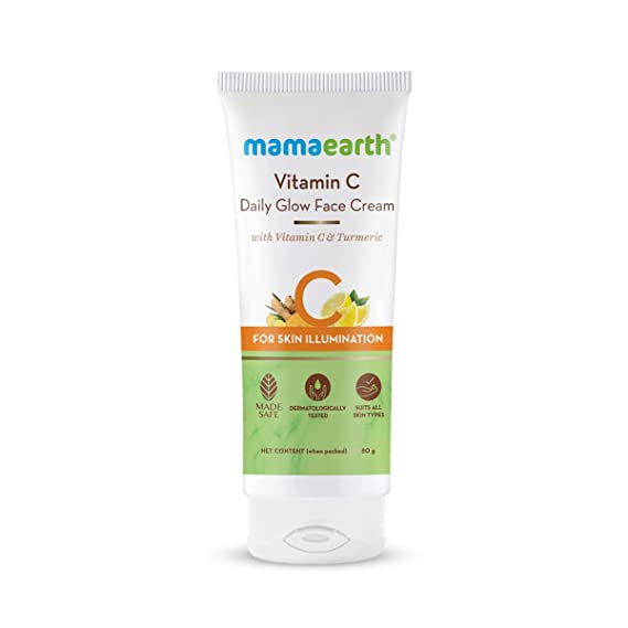 MamaEarth Vitamin C Daily Glow Face Cream - 80 GM