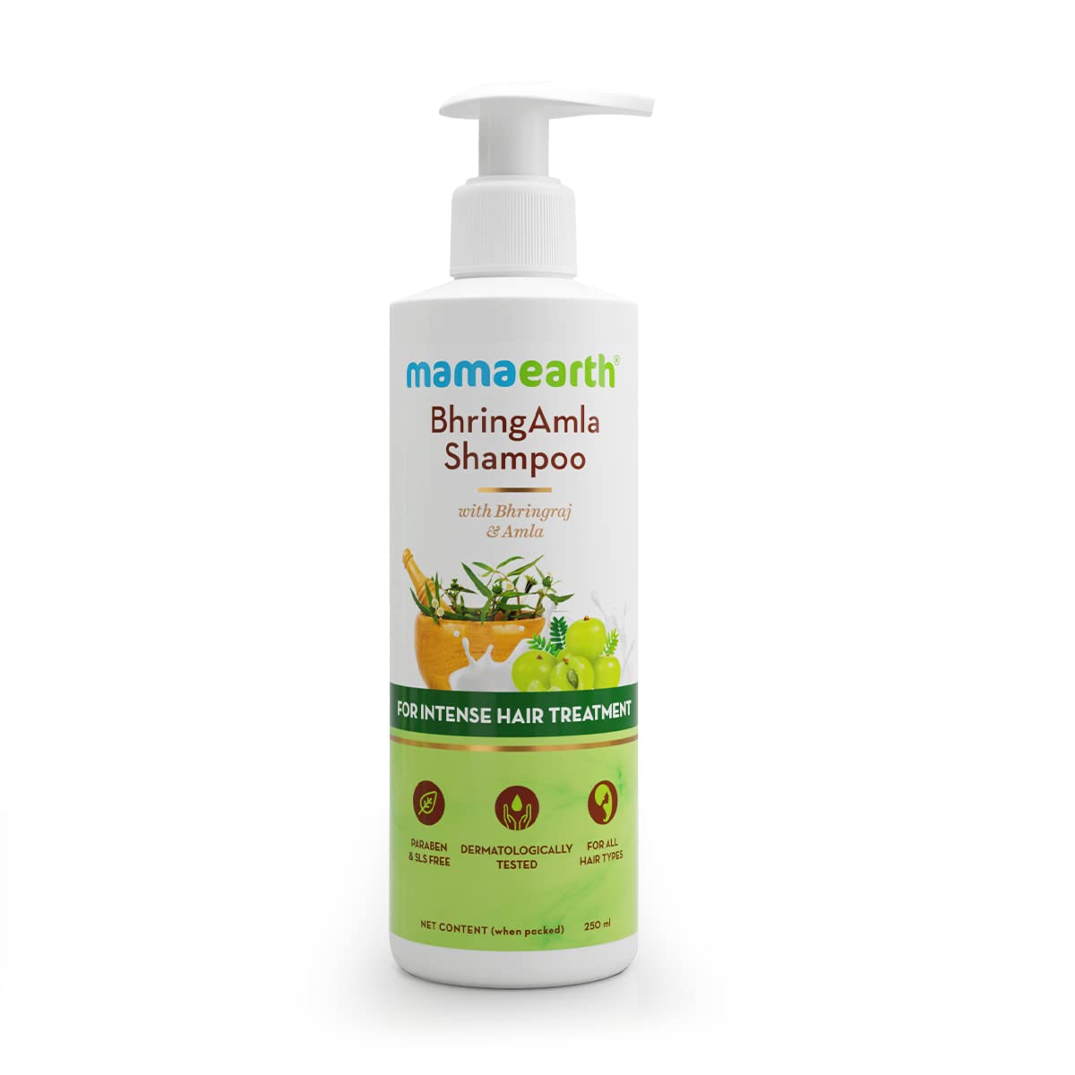 MamaEarth Bhringamla Shampoo For Intense Hair Treatment - 250 ML