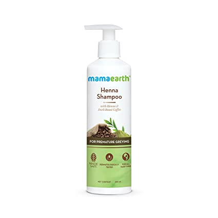 MamaEarth Henna Shampoo For Premature Greying - 250 ML