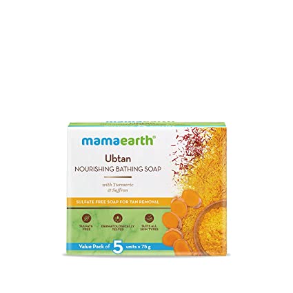 MamaEarth Ubtan Nourishing Bathing Soap - 375 GM