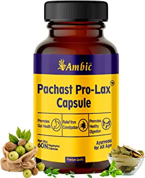 Ambic Pachast Pro-Lax Constipation Relief Capsule - 60 Caps