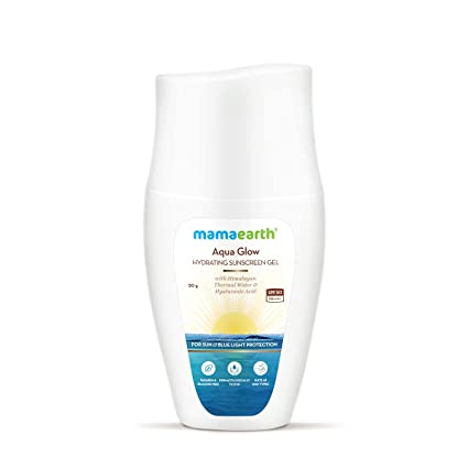 MamaEarth Aqua Glow Hydrating Sunscreen Gel - 50 GM