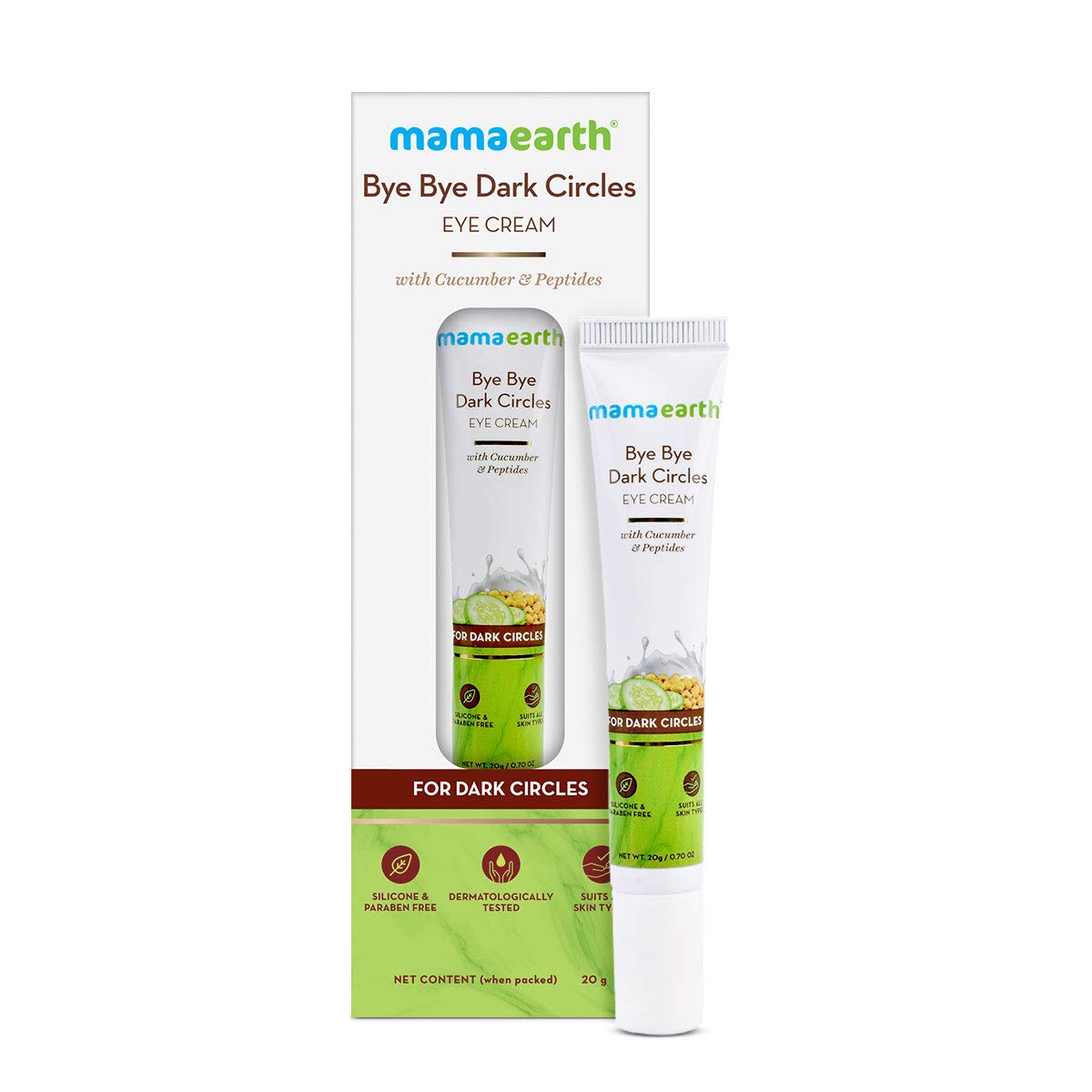 MamaEarth Bye Bye Dark Circles Eye Cream - 20 ML