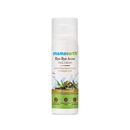 MamaEarth Bye Bye Acne Face Cream For Clear Skin - 30 GM