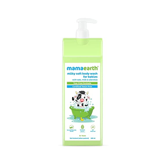 MamaEarth Milky Soft Body Wash for Babies - 400 ML