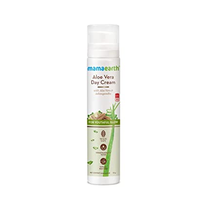 MamaEarth Aloe Vera Day Cream For Youth Glow - 50 GM