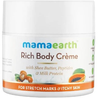 MamaEarth Body Creme For Stretch Marks & Itchy Skin - 100 GM