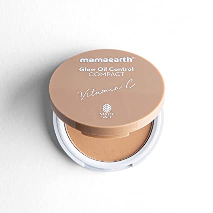 MamaEarth Glow Oil Control Compact With SPF 30 Nude Glow - 9 GM