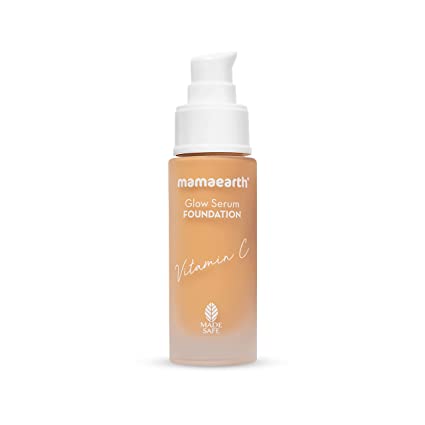 MamaEarth Glow Serum Foundation Almond Glow - 30 ML