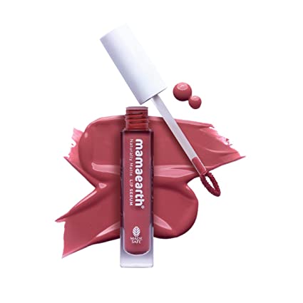 MamaEarth Naturally Matte Lip Serum Rosy Nude - 3 ML