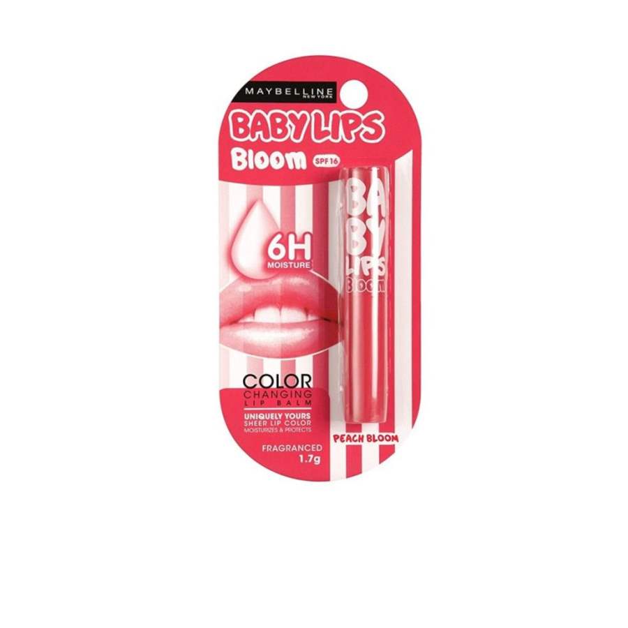 Maybelline New York Baby Lips Color Bloom Peach Bloom - 1.7 GM