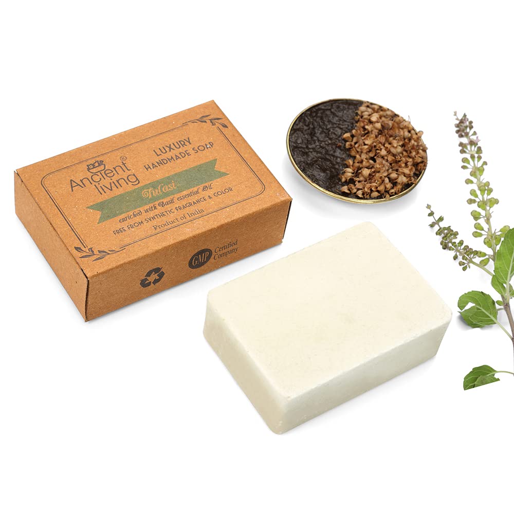 Ancient Living Tulasi Handmade Soap - 100 GM