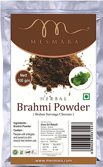 Mesmara Herbal Brahmi Powder - 100 GM