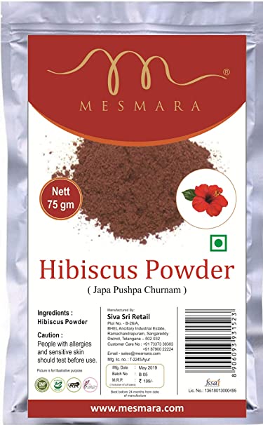 Mesmara Herbal Hibiscus Powder - 75 GM