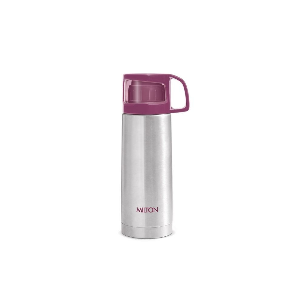 Milton Glassy Thermosteel Bottle Hot and Cold Water Bottle - 350 ML