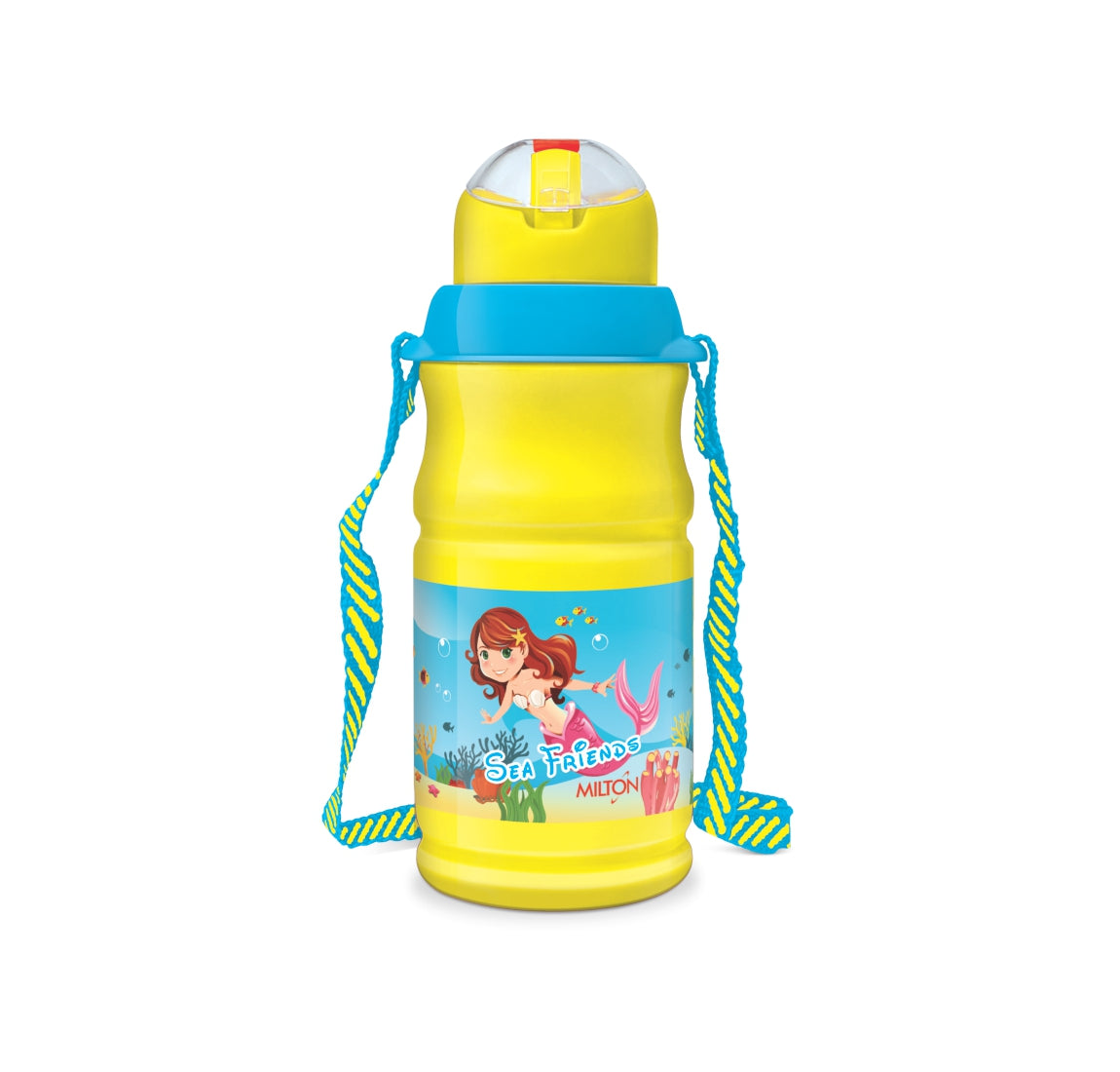 Milton Kool Floric Yellow Water Bottle - 400 ML