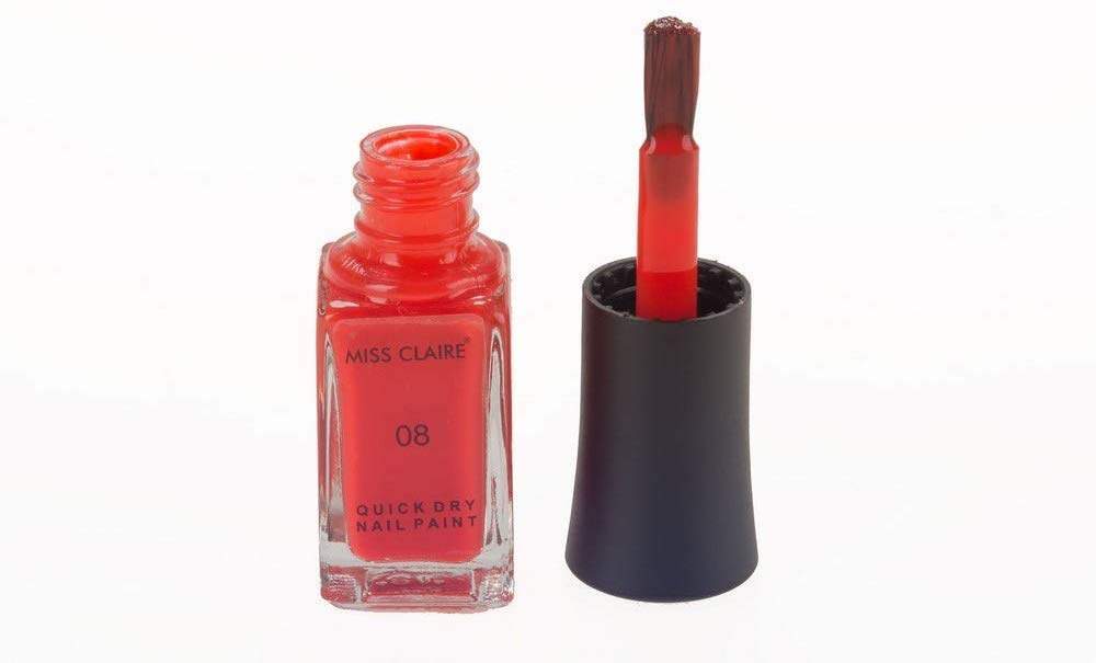 Miss Claire Quick Dry Nail Polish 08 Orange - 5 ML