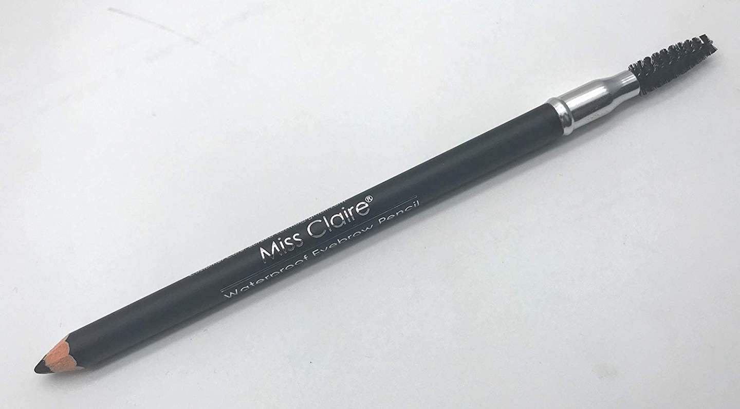 Miss Claire Waterproof Eyebrow Pencil 02 (Mascara Brush) Dark Brown - 1.4 G