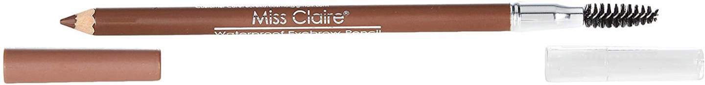 Miss Claire Waterproof Eyebrow Pencil/Mascara Brush Light Brown - 1.4 g