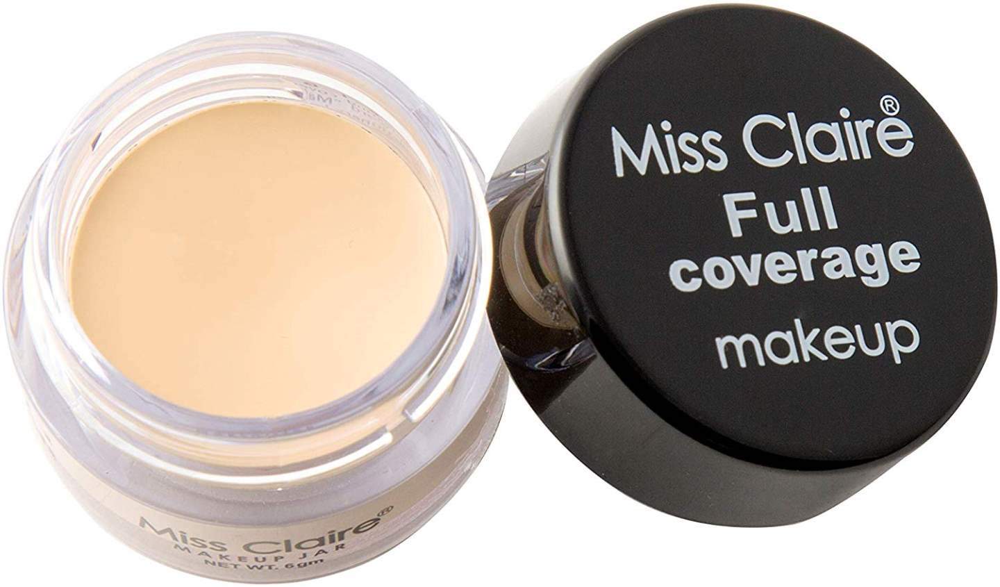 Miss Claire Full Coverage Makeup + Concealer #2 Beige - 6 g