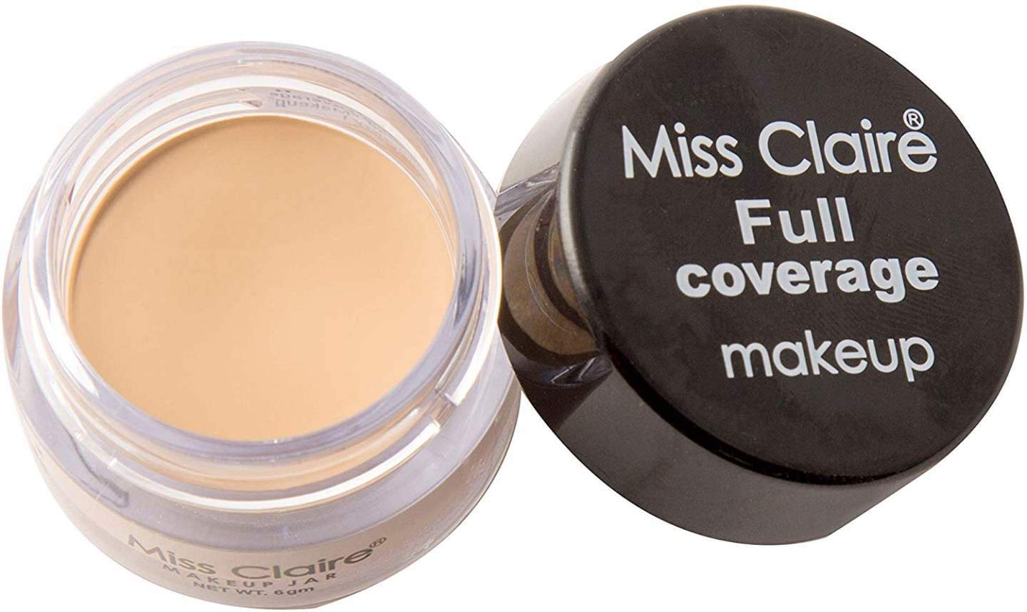 Miss Claire Full Coverage Makeup + Concealer #8 Beige - 6 g