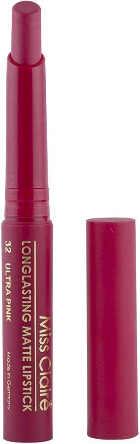 Miss Claire Longlasting Matte Lipstick Ultra Pink 32 - 2 GM