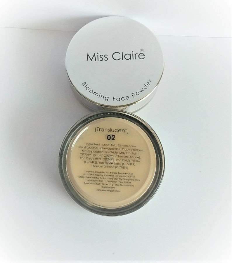 Miss Claire Blooming Face Powder Translucent 02 Beige - 7 g