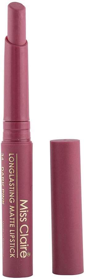 Miss Claire Longlasting Matte Lipstick Dark Pink 34 - 2 GM