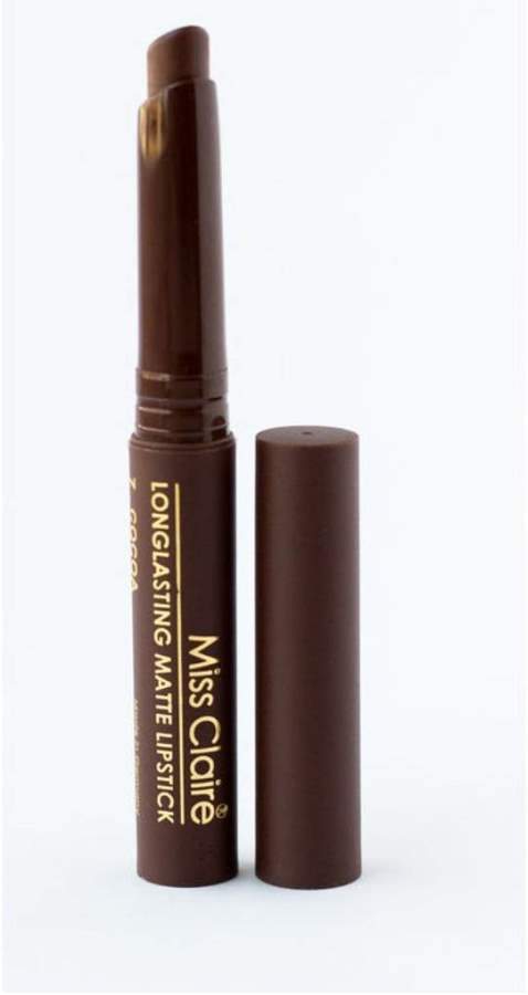 Miss Claire Longlasting Matte Lipstick Toffee 13 Brown - 2 GM