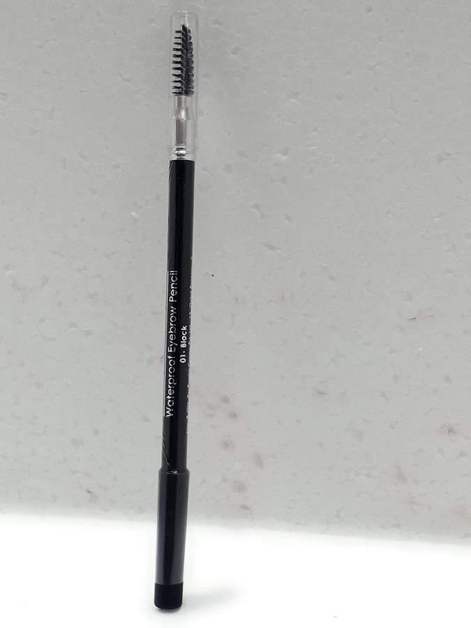 Miss Claire Waterproof Eyebrow Pencil 01 (Mascara Brush) Black - 1.4 G