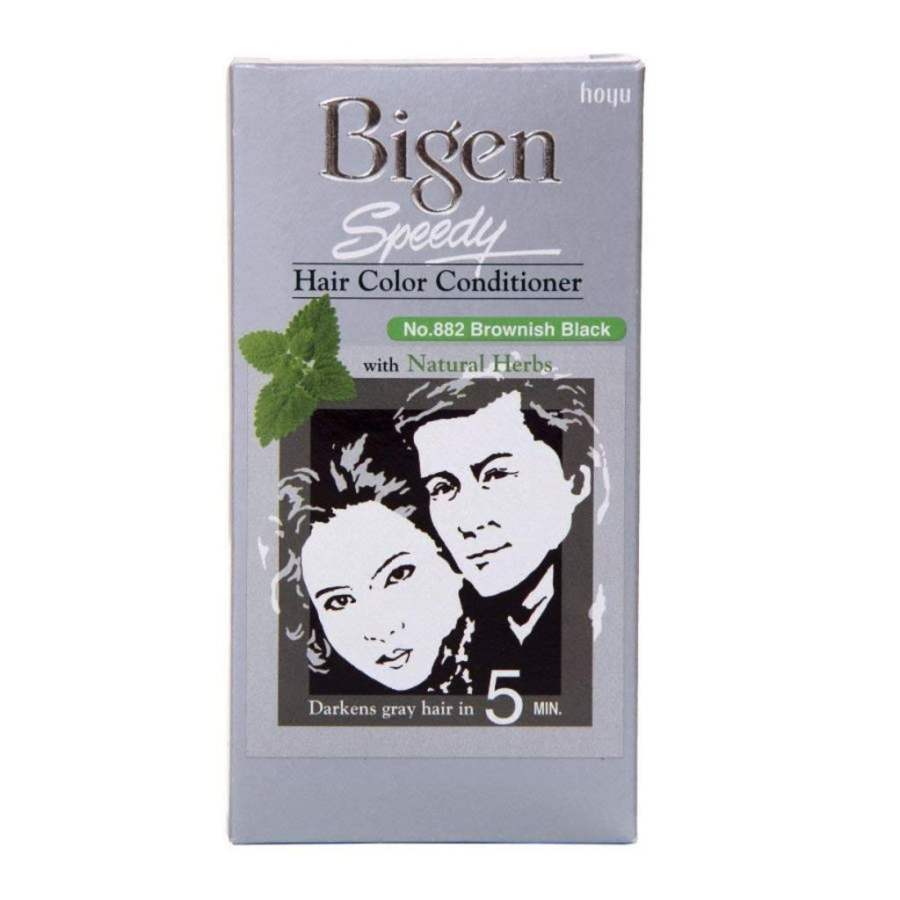 Bigen Speedy Hair Color - Brownish Black 882 - 80 GM