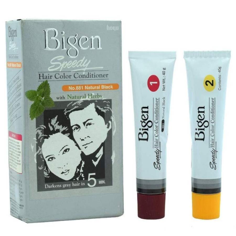 Bigen Speedy Hair Color Conditioner Natural Black 881 - 80 GM