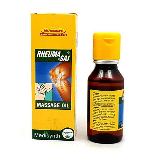 Medisynth Rheuma-Saj Massage Oil - 60 ML