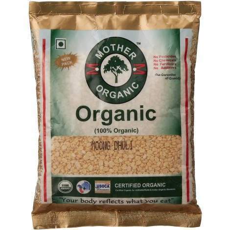 Mother Organic Moong Dhuli - 500 GM