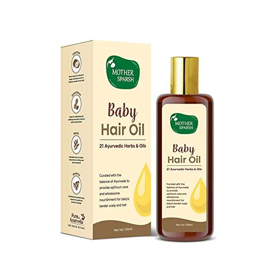 Mother Sparsh Ayurvedic Baby Hair Oil - 100 ML