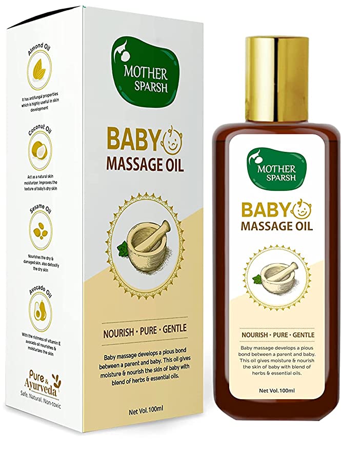 Mother Sparsh Ayurvedic Baby Massage Oil - 100 ML