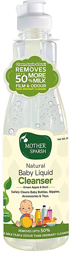 Mother Sparsh Plant Powered Natural Baby Liquid Cleanser - 500 ML