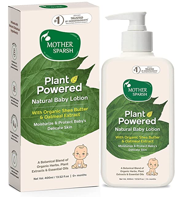 Mother Sparsh Plant Powered Natural Baby Lotion - 400 ML