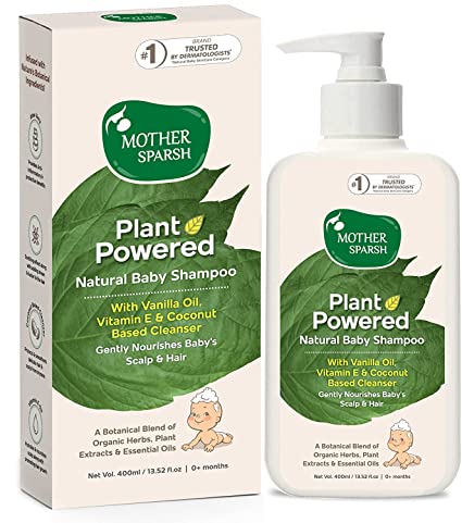 Mother Sparsh Plant Powered Natural Baby Shampoo - 400 ML